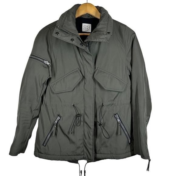 S13 New York Field Parka Jacket in Olive Green XS - Picture 1 of 10